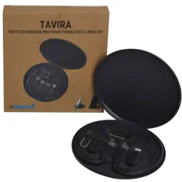 Tavira @memorii Recycled Multi-Cable Set Black Gift Box